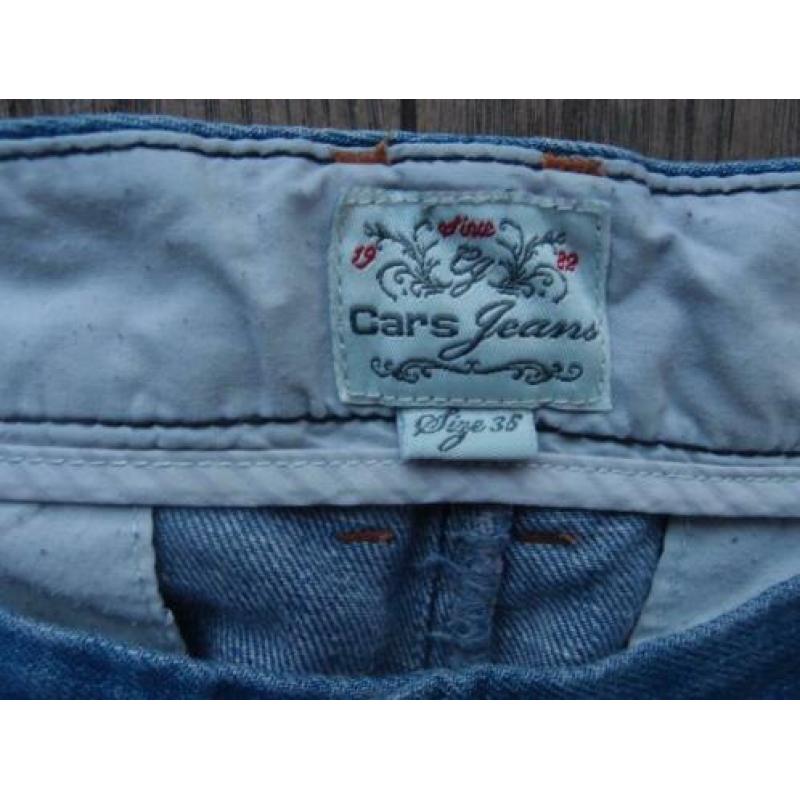Leuke dames Cars jeans spijkerbroek chino model maat M 38