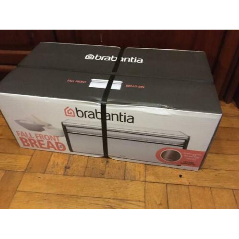 Brabantia Broodtrommel met Klepdeksel - Platinum