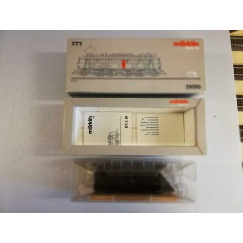 Märklin 39190 E-locomotief, BR E 19 DB groen Digitaal