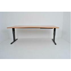 Beuken buikbureau gebruikt €125,- ex 200x90cm