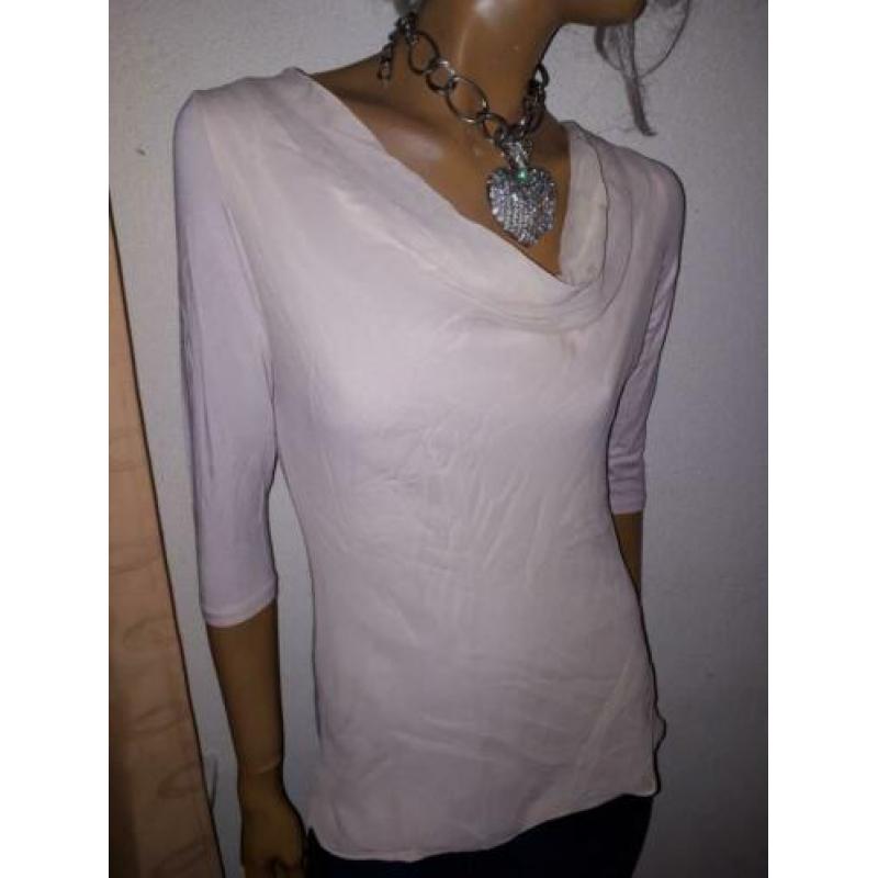 Vanilia CLASSICS samsilke prachtige shirt maat 36 zgan