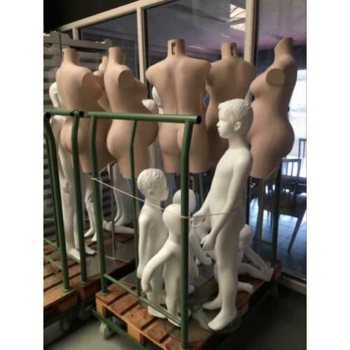 Partij paspoppen ca 15 stuks