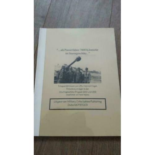 Boek. Duitse panzerfahrer Sturmgeschutz dagboek.