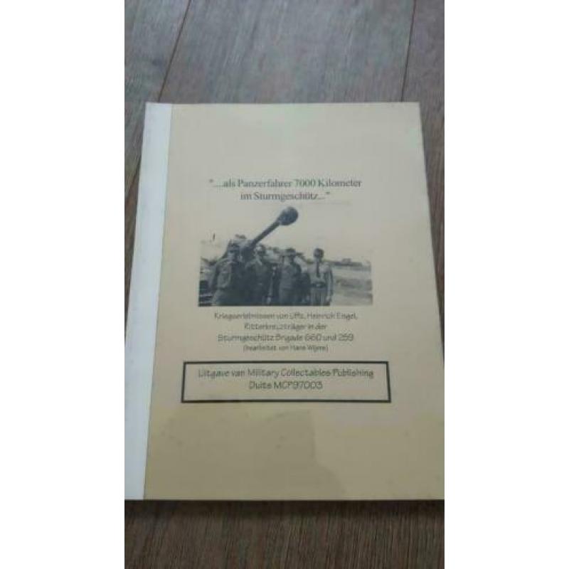 Boek. Duitse panzerfahrer Sturmgeschutz dagboek.