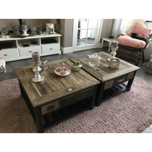 2 x Rivièra maison dering Harbor coffee table 70 x 70