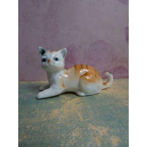 Prachtig Vintage Kat Beeldje