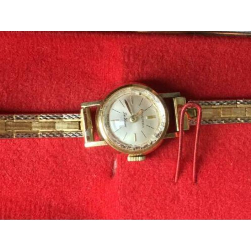 Dames gouden horloge merk Prospero