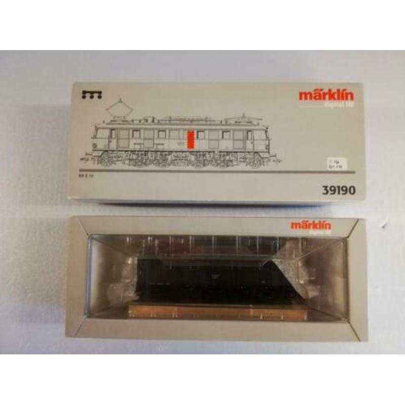 Märklin 39190 E-locomotief, BR E 19 DB groen Digitaal
