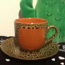 Always Azul Pottery 4 kop en schotels uit Colorado, nieuw