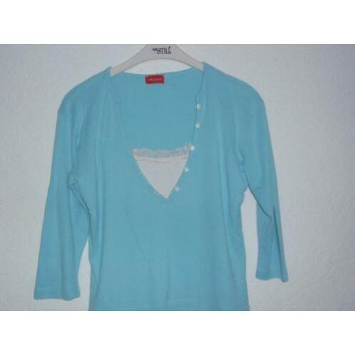 Maat m - virago - 2 x blauw - roze