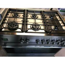 Nieuw RVS Gasfornuis Fratelli Onofri 90 cm Hetelucht/Grill!!