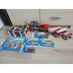 Lego brandweer 7208 en 60003