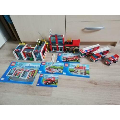 Lego brandweer 7208 en 60003