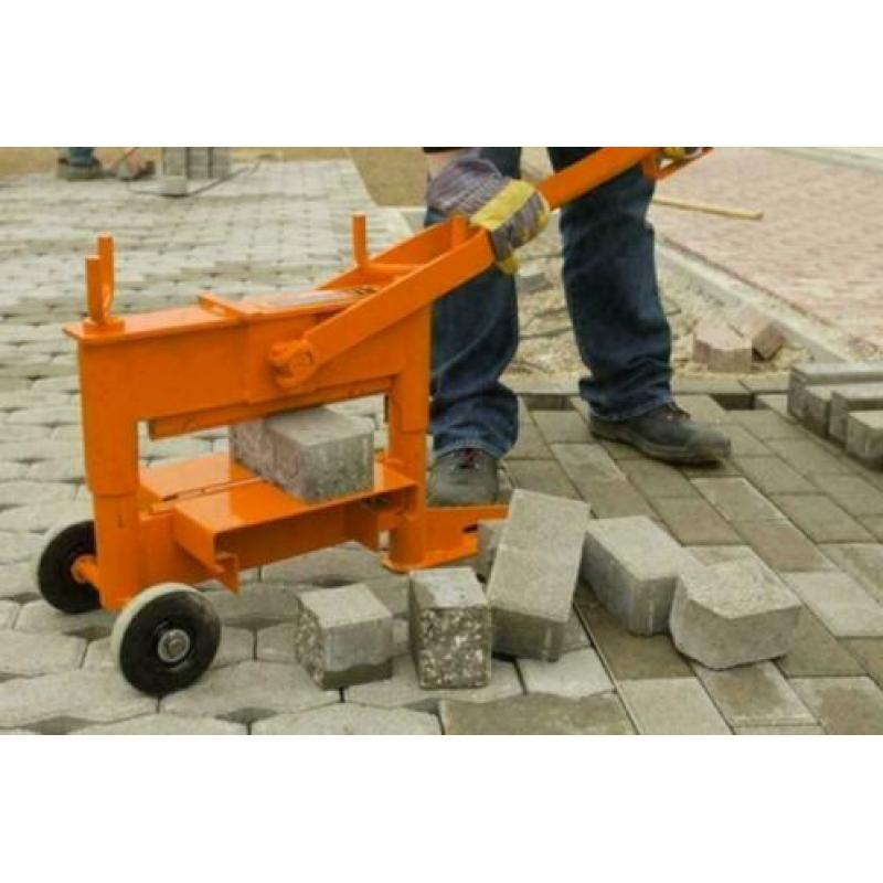 Verhuur Straatmakers gereedschap,trilmachine, knipper