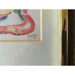 Appels, aquarellen
