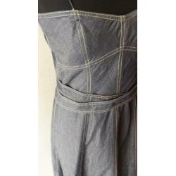 DRYKORN katoenen jeansjurkje maat 38