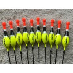 adv 285 / NIEUW set 10 dobbers 0,5 gram
