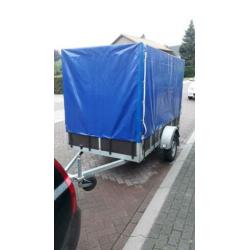 Nette huif aanhanger 1000 kg as