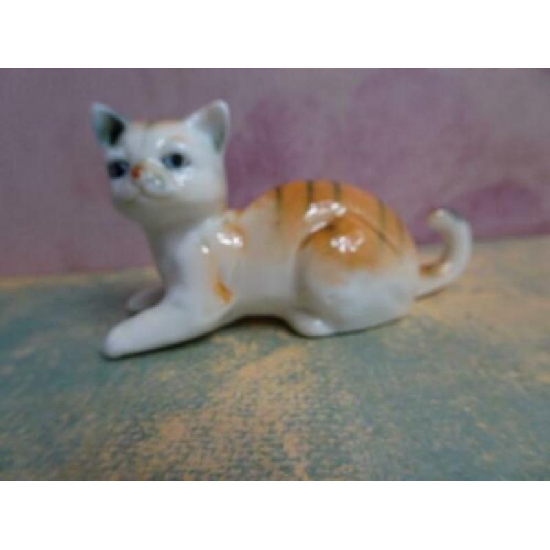 Prachtig Vintage Kat Beeldje