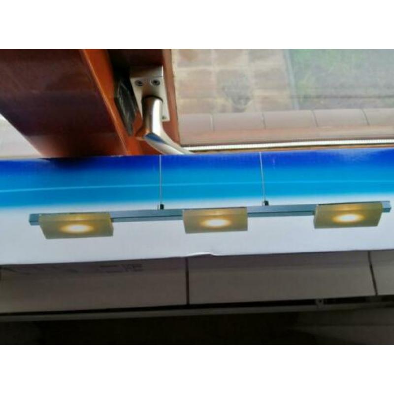 Nieuw in de doos-Lucide pendellamp Sintra 66x12x120 cm