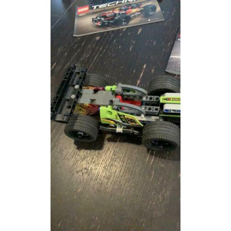 Lego technic 42072 groene race auto
