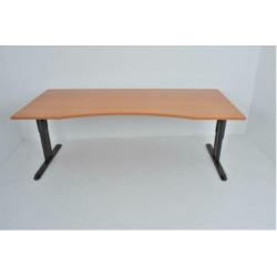 Beuken buikbureau gebruikt €125,- ex 200x90cm
