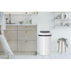 Brabantia Touch Bin Vuilbak Afvalbak Container 60L Wit *NEW