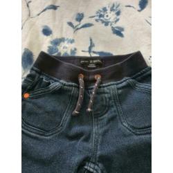 Jeans baby kinder broek mt 98 donker blauw