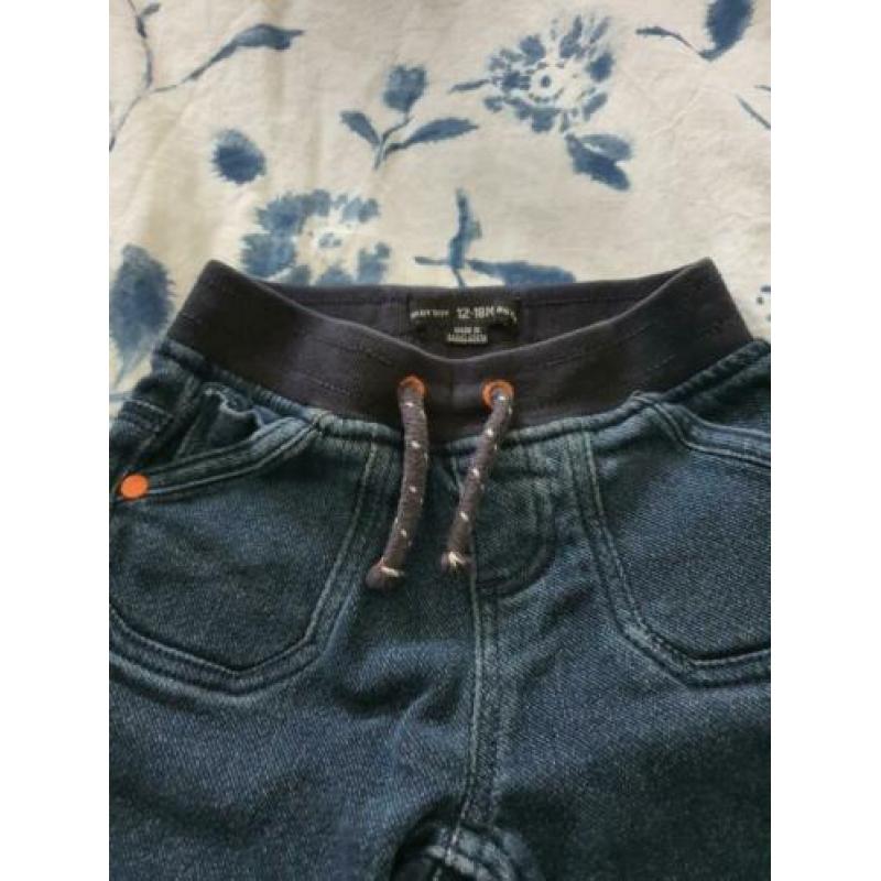 Jeans baby kinder broek mt 98 donker blauw