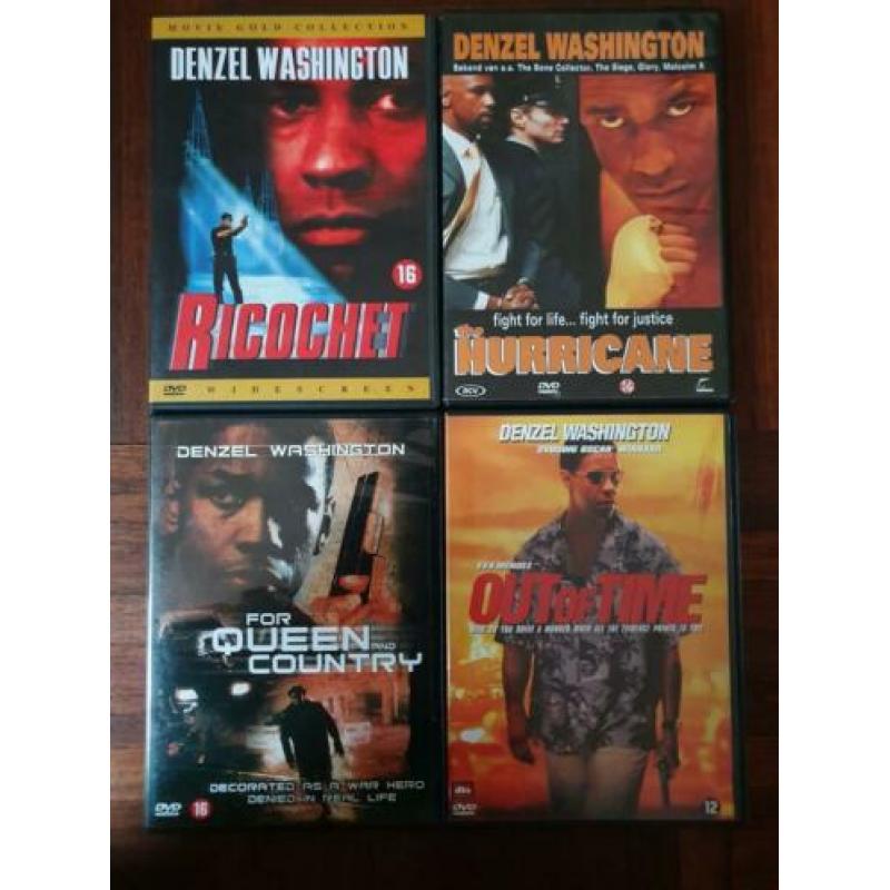 12x Denzel Washington Dvd Set Collectie Actie Thriller