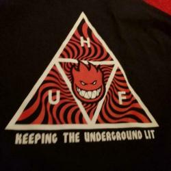 Huf x Spitfire T shirt maat: L Nieuw