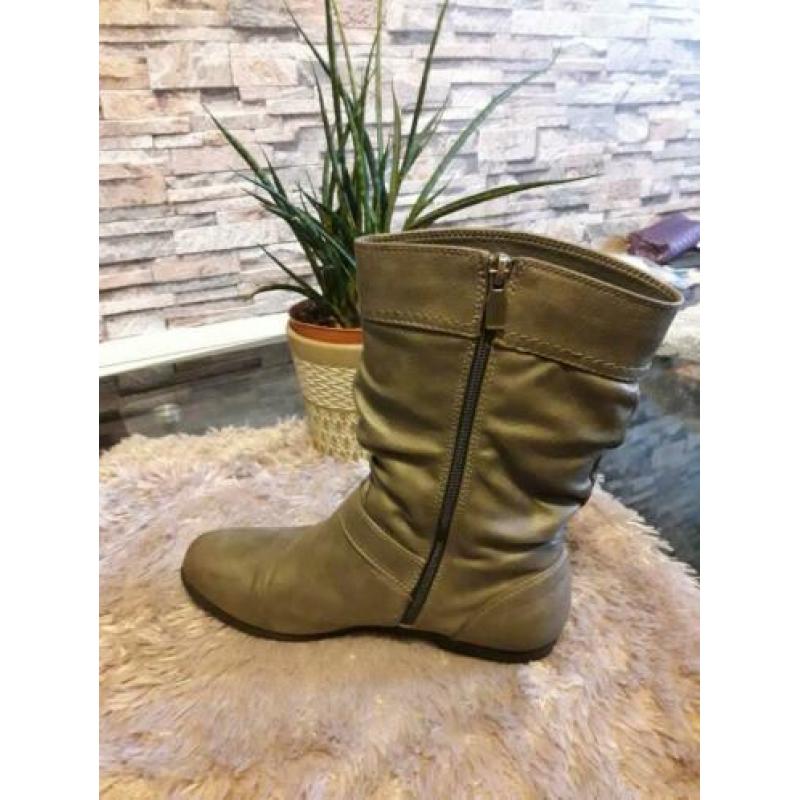 Dames laarzen (grijs) maat 38