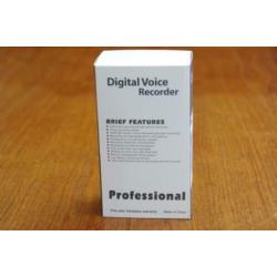 Voice recorder 8GB | Digitale spraakrecorder - nieuw