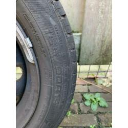 Zomerbanden Kia Picanto incl stalen velgen Goodyear