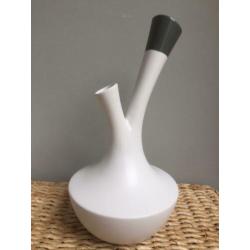 ==Nieuw== Grote Design vaas Drescher 40 cm wit