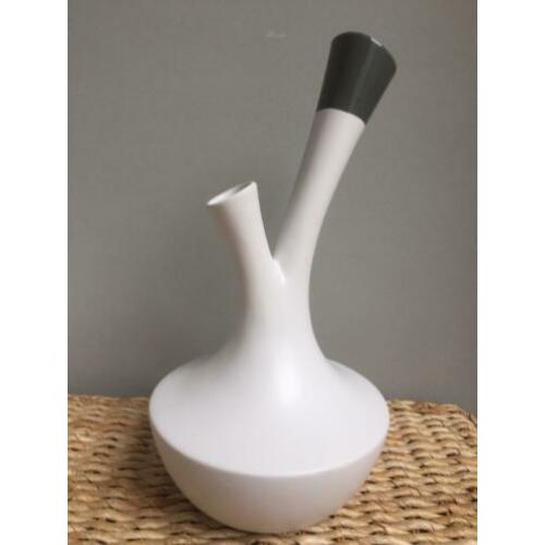 ==Nieuw== Grote Design vaas Drescher 40 cm wit