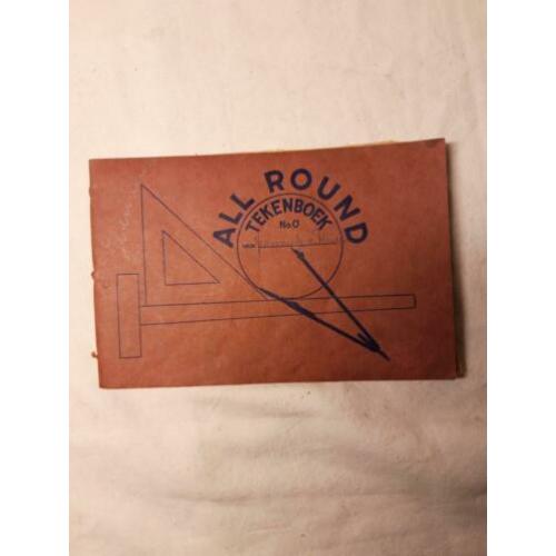 All round tekenboek no' 0 uit de jaren 50