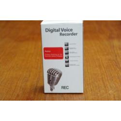 Voice recorder 8GB | Digitale spraakrecorder - nieuw