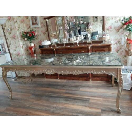 Barok stijl eettafel 8 persoons