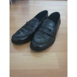 Zwarte Zara lakloafers maat 39