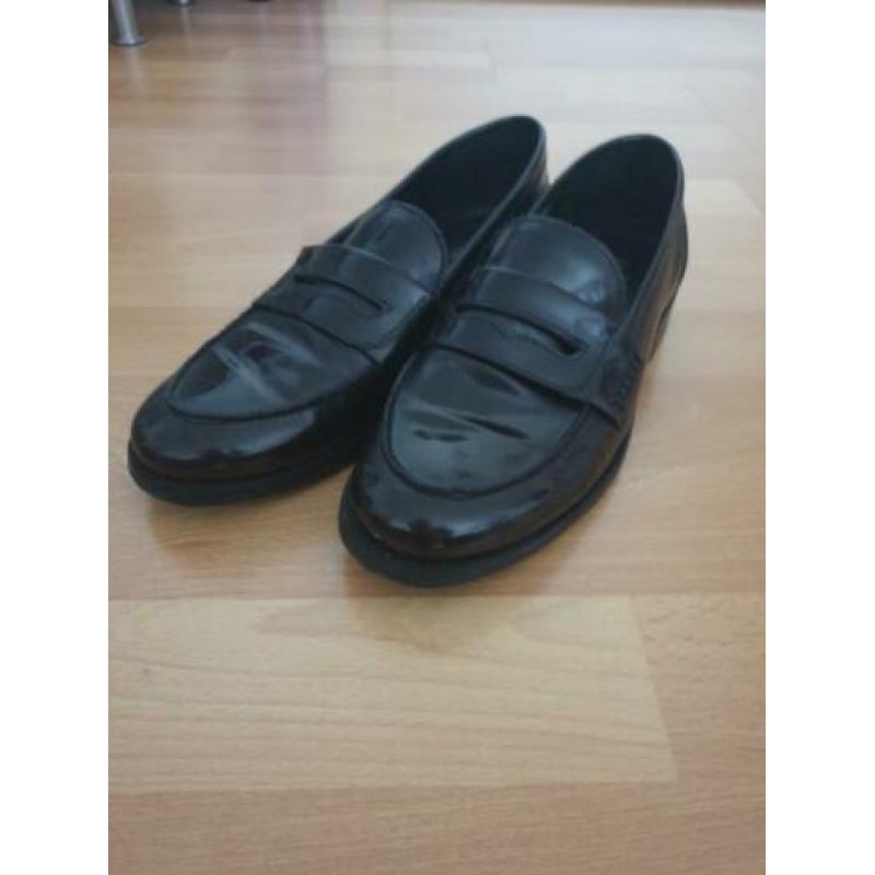 Zwarte Zara lakloafers maat 39