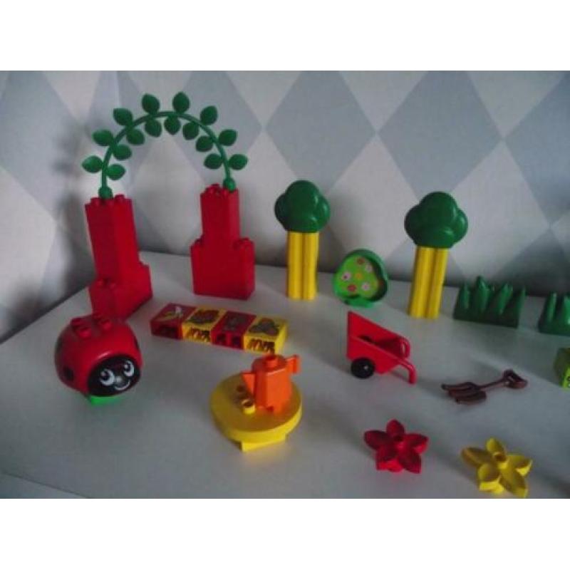 Te koop Duplo set: Little Forest bos vriendjes, pop + rugzak
