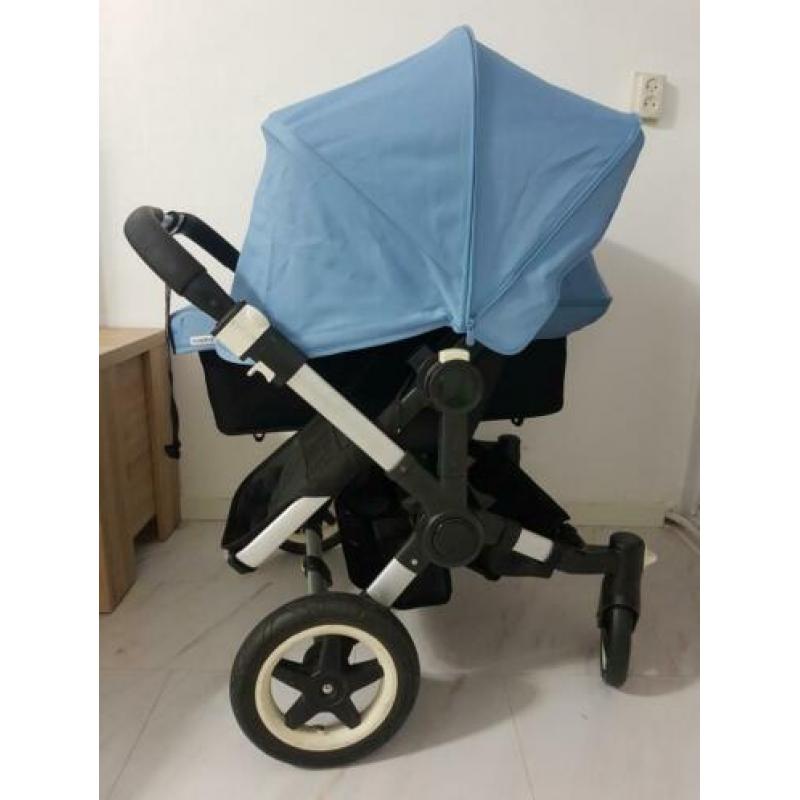 Bugaboo Donkey duo wagen Compleet 2 zitjes en een wiegje