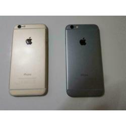 2X Iphone 6 /16 gb met nieuwe scherm
