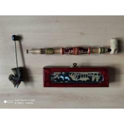 Prima lot curiosa/brocante. 38 stuks. Izgs.
