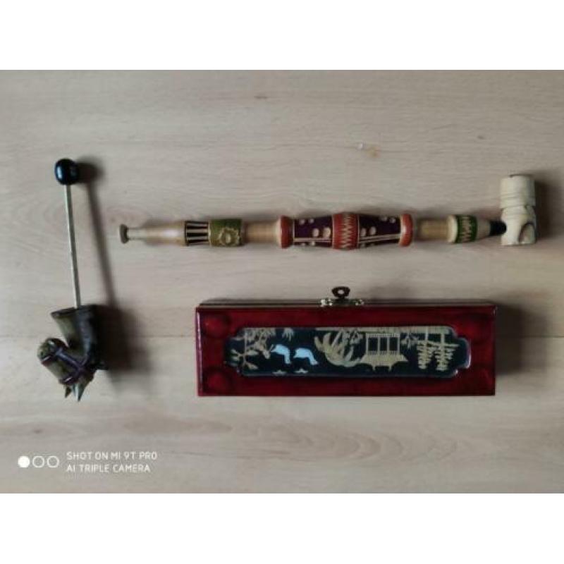 Prima lot curiosa/brocante. 38 stuks. Izgs.