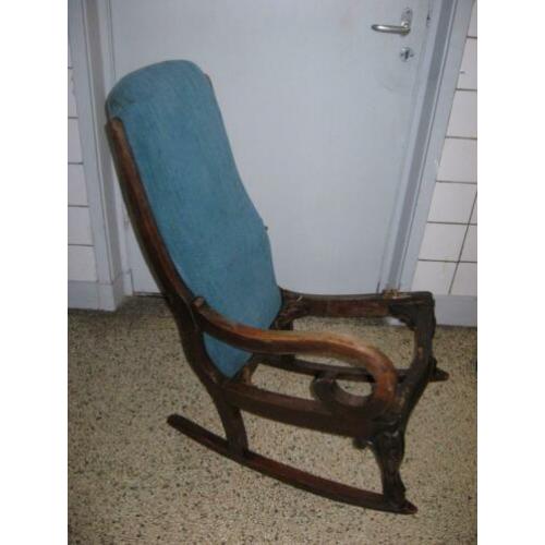 Brocante Louis IV schommelstoel opknapper