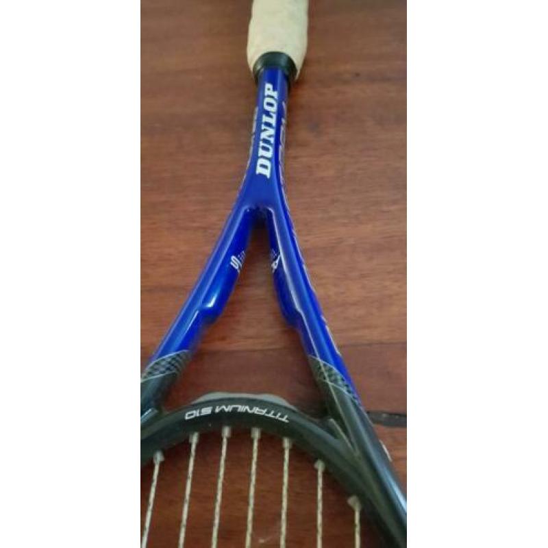 2 tennisrackets, bespanning goed