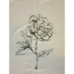 T-shirt creme met print H&M