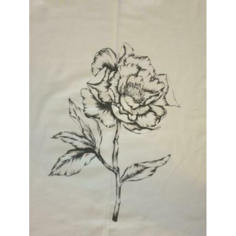 T-shirt creme met print H&M